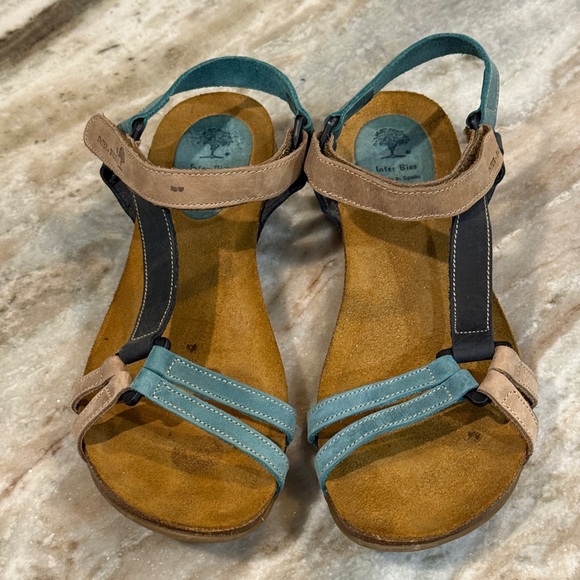 Women's INTER BIOS 5412 leather sandals- Size 40 - Picture 4 of 7